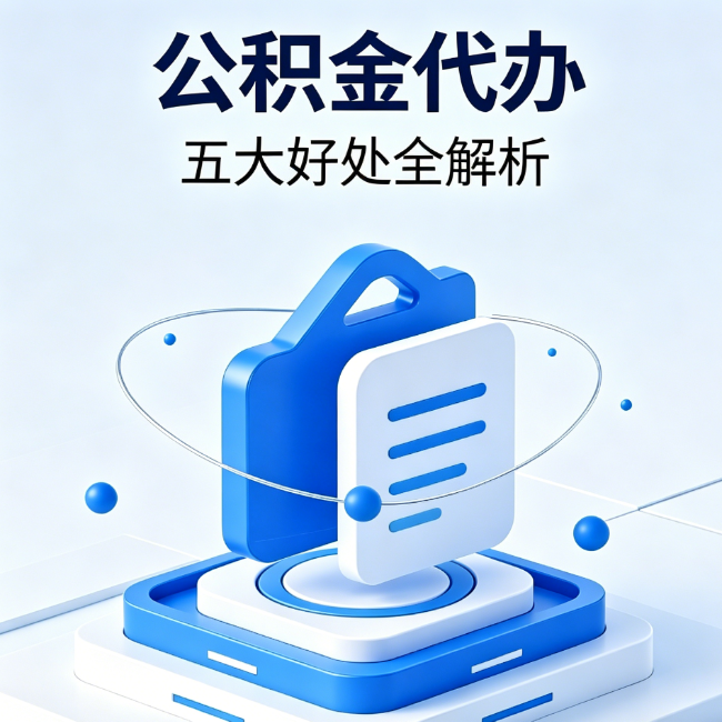 石家庄公积金代办到底值不值？这5大好处让你少走弯路
